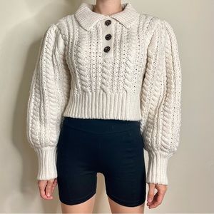 Zara light beige sweater